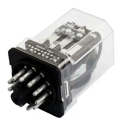 

11 Pins 3PDT JTX-3C DC 12V Coil AC 220V/7.5A DC 24V/10A Power Relay  Free Shipping