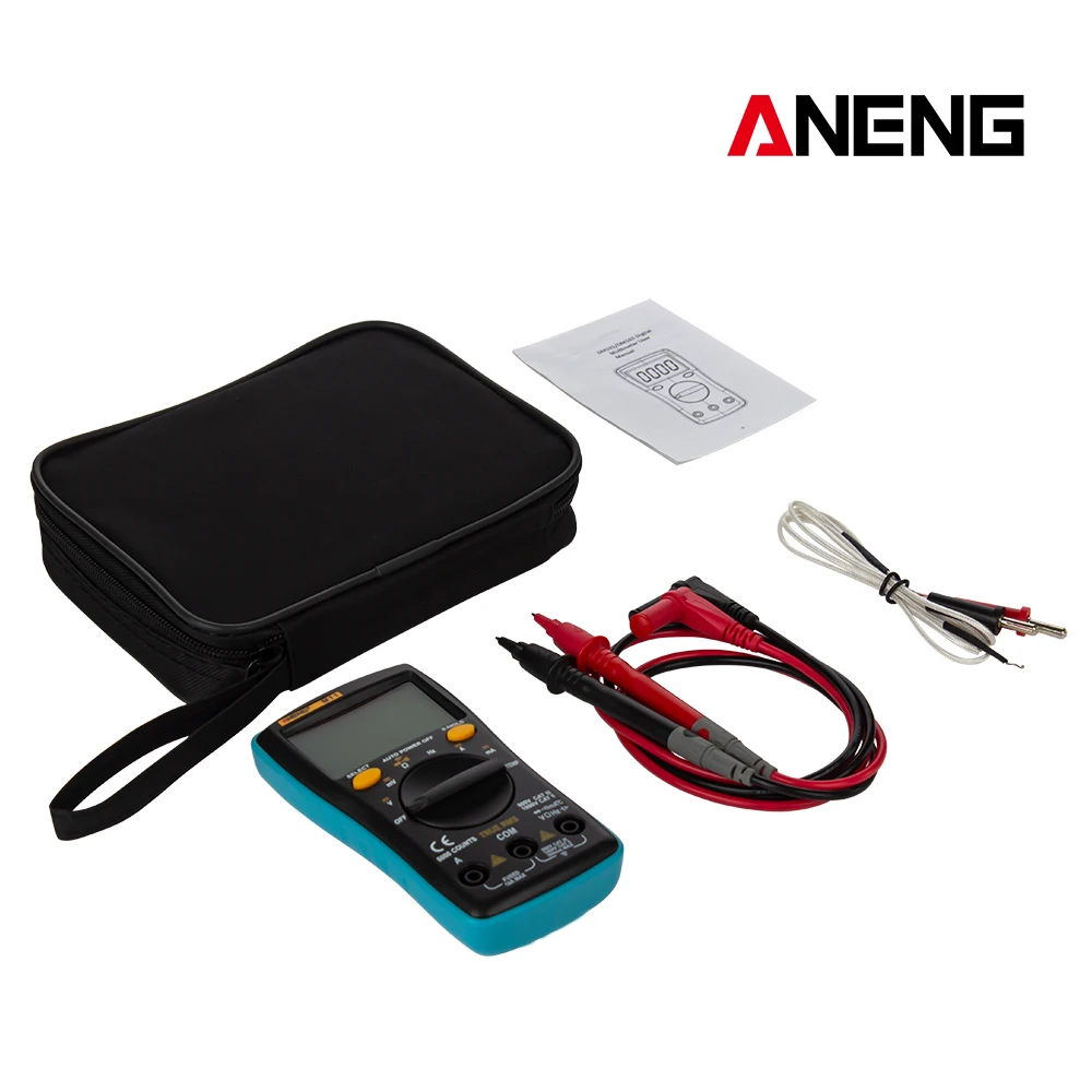 

ANENG M11 AN8001 Portable LCD Digital Multimeter 6000 Counts Backlight AC/DC Ammeter Voltmeter Ohm Meter Teste11