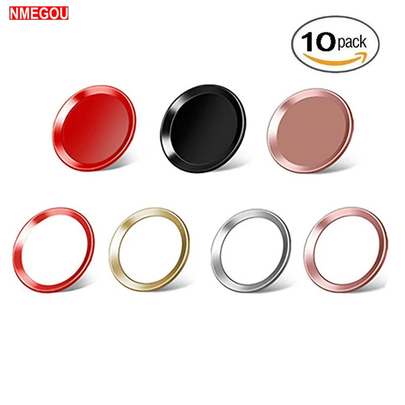 

10 PCS Fingerprint Touch ID Home Button Sticker for Apple IPhone 5 5S SE 6 S 6S 7 8 Plus IPad Mobile Phone Sticker Skin Gold Red