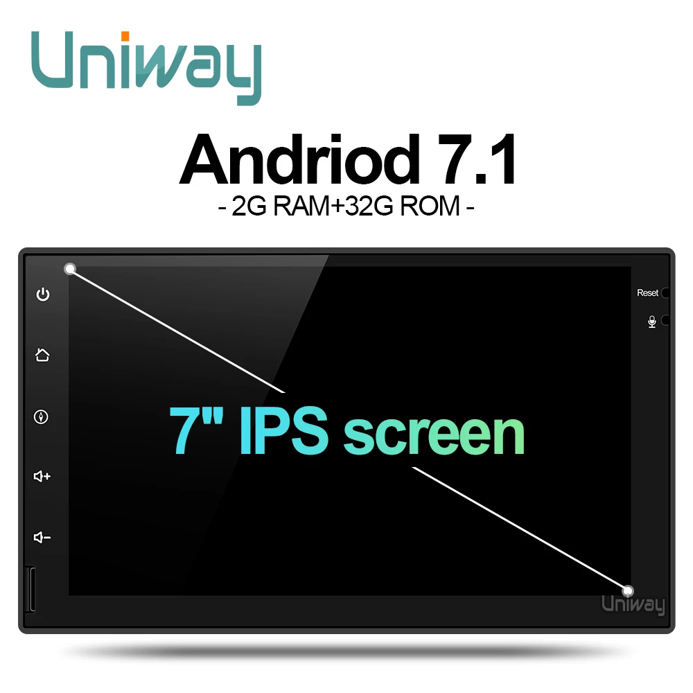 uniway AWD7071  android 7.1  car dvd for nissan qashqai x-trail almera pathfinder teana note juke multimedia gps player 