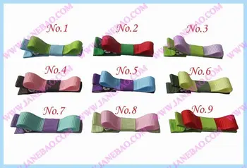 

free shipping 1000pcs 1.75" mix colors Girls Boutique hair clips wreath bows