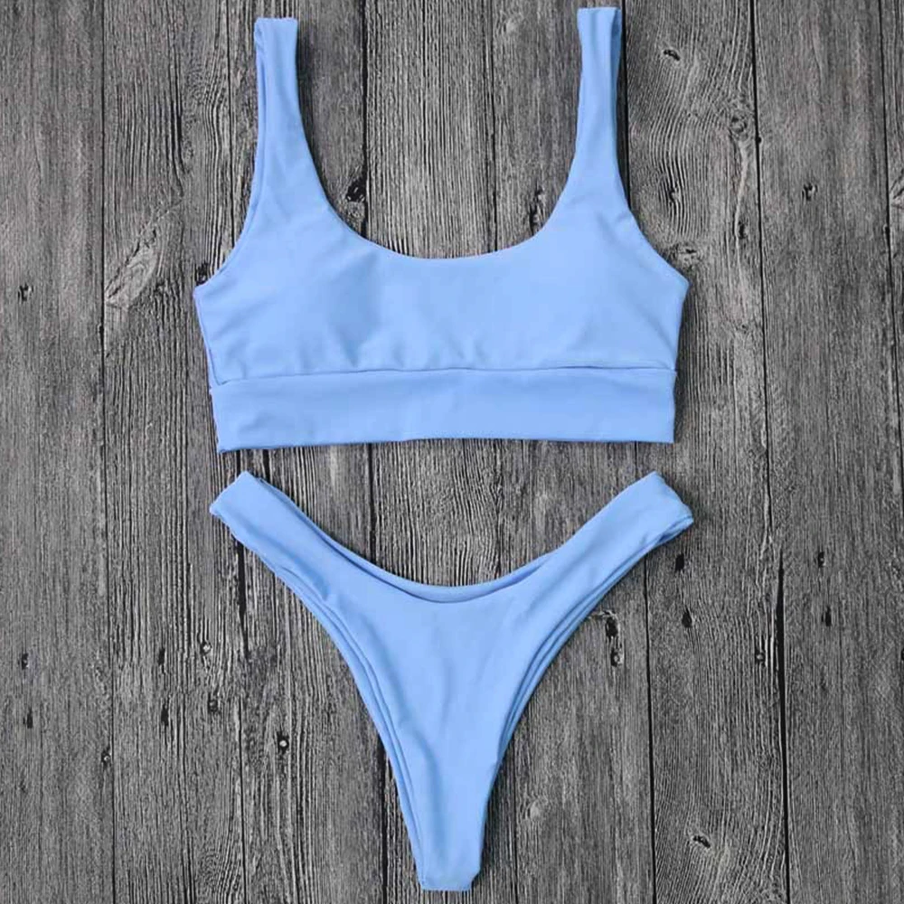 Baglæns Dominerende Udholdenhed Sexy Sport Bikini 2019 two pieces Swimsuit Women Push Up Bathing Suit  Brazilian Bikini set Female biquini Thong Swimwear - AliExpress