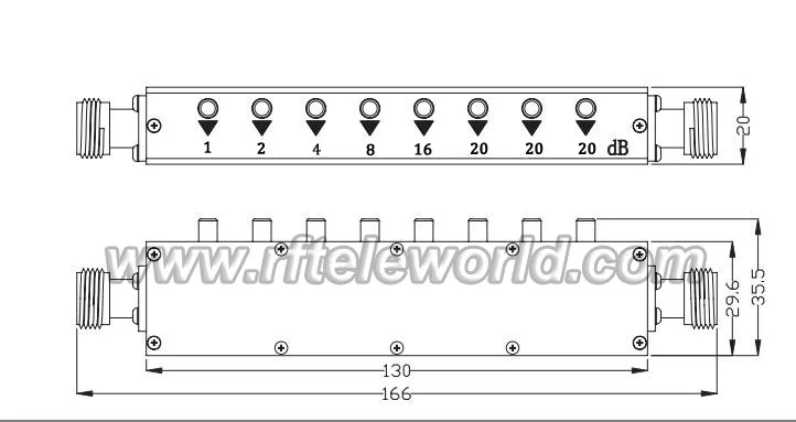 90db N Variable attenuator
