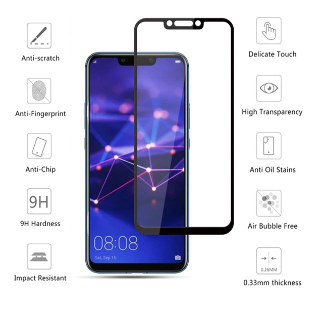  GFU Full Body Huawei Mate20 Lite Case TPU Bumper Heavy Duty  Protection Armor Aluminum Shockproof DirtProof Hybrid Tempered Glass  Outdoor Metal Shell Cover for Huawei Mate 20 Lite 6.3 inch (Red) 