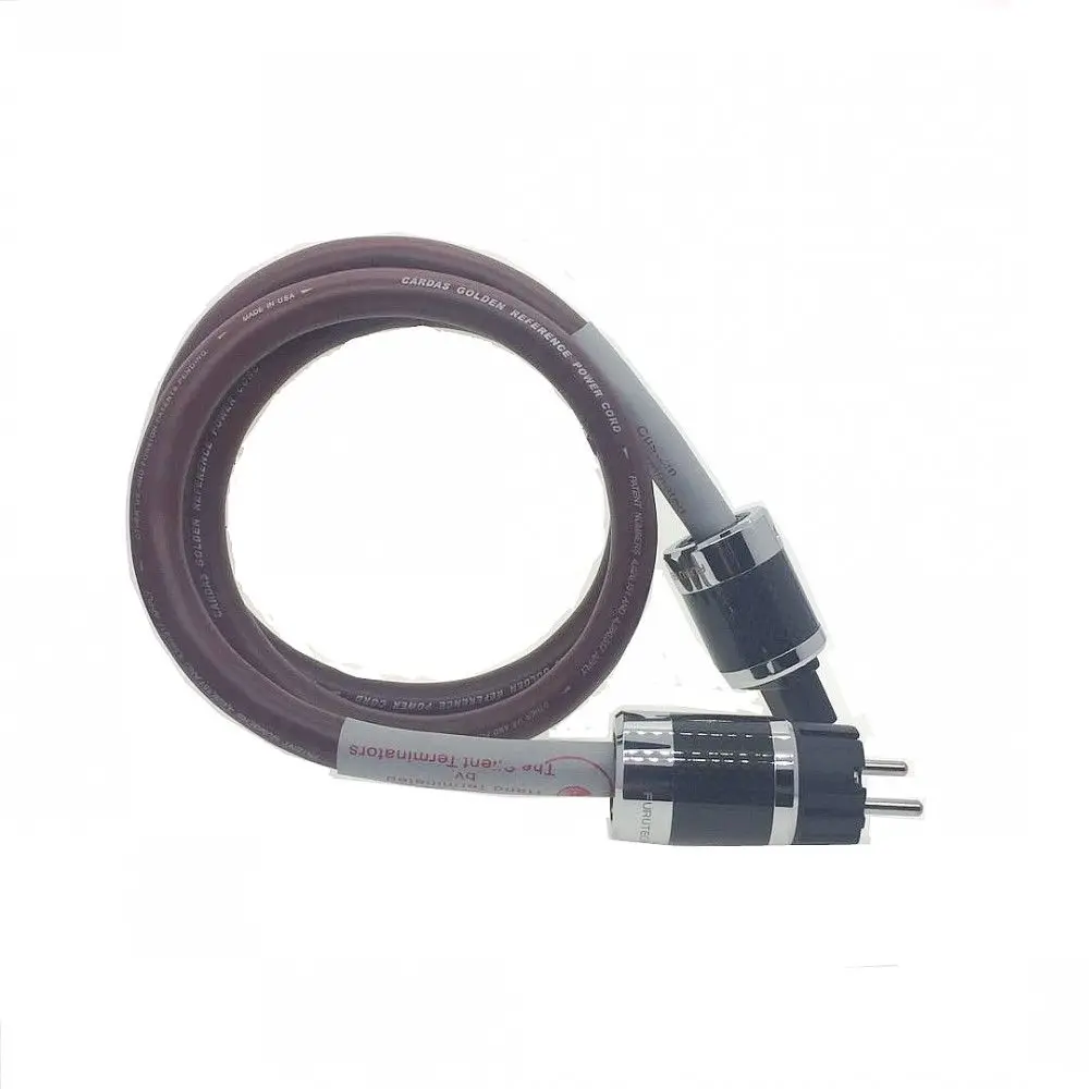 

Vinshle Cardas golden reference DIY Power cord US Carbon Fiber FI-50M (R) & FI-50 plug