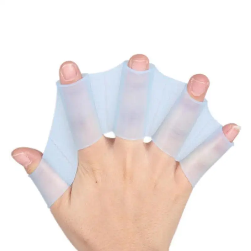 1 пара силиконовые перчатки для плавания плавники ручные веб-ласты тренировочные перчатки для дайвинга перчатки для женщин и мужчин детский плавательный инструмент