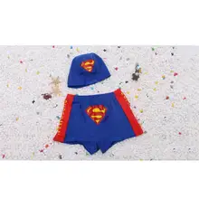 Новые детские плавки с Суперменом, Шорты для плавания, пляжные быстросохнущие плавки