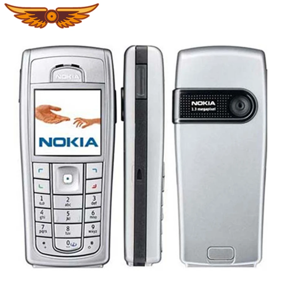 Оригинальный разблокированный телефон Nokia 6230i 850 мАч с русской клавиатурой и
