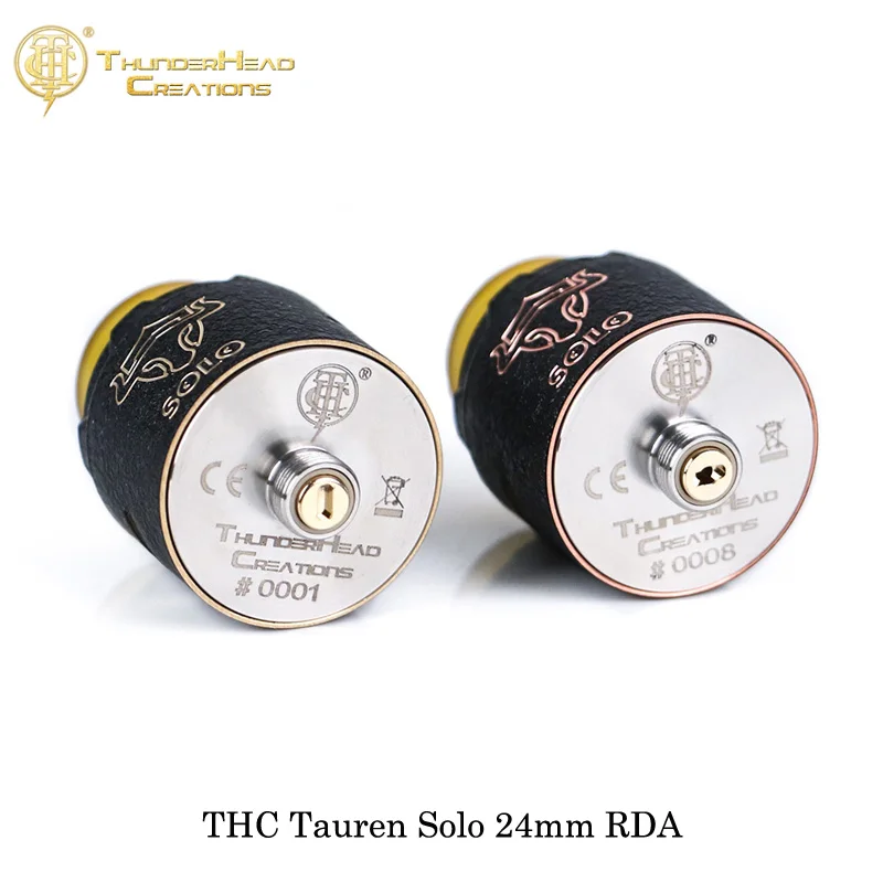 Электронные сигареты ThunderHead Creations THC Таурен Solo 24 мм RDA 2 мл емкость одна катушка Vape
