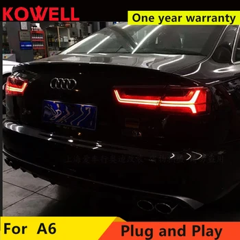 

KOWELL car styling For Audi A6 taillights 2012 2013 2014 2015-2018 for A6 rear lights dedicated car light led taillight assembly