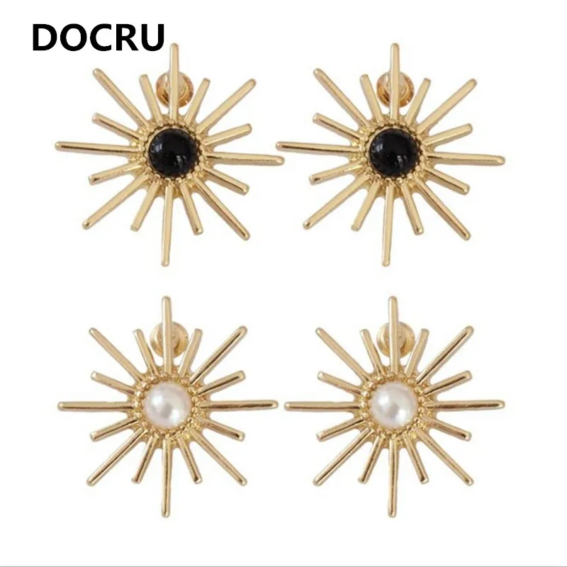 free shipping fashion NewSun flower pearl earring women wedding jewelry