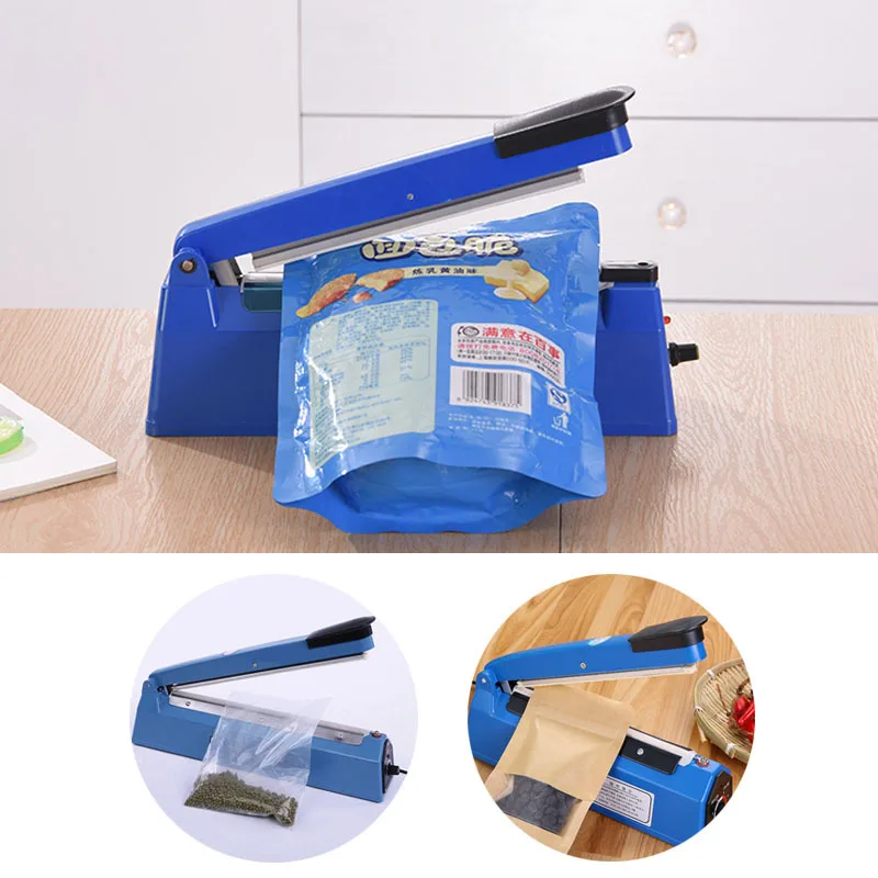  Automatic Heat Food Sealer Packaging Machine Sealing Machine Manual Impulse Heat Sealer Poly Bag Ma