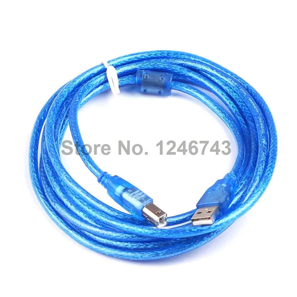 

1PCS 3m Rall Copper with Magnetic Ring USB Printer Cable USB Side Port USB Cable