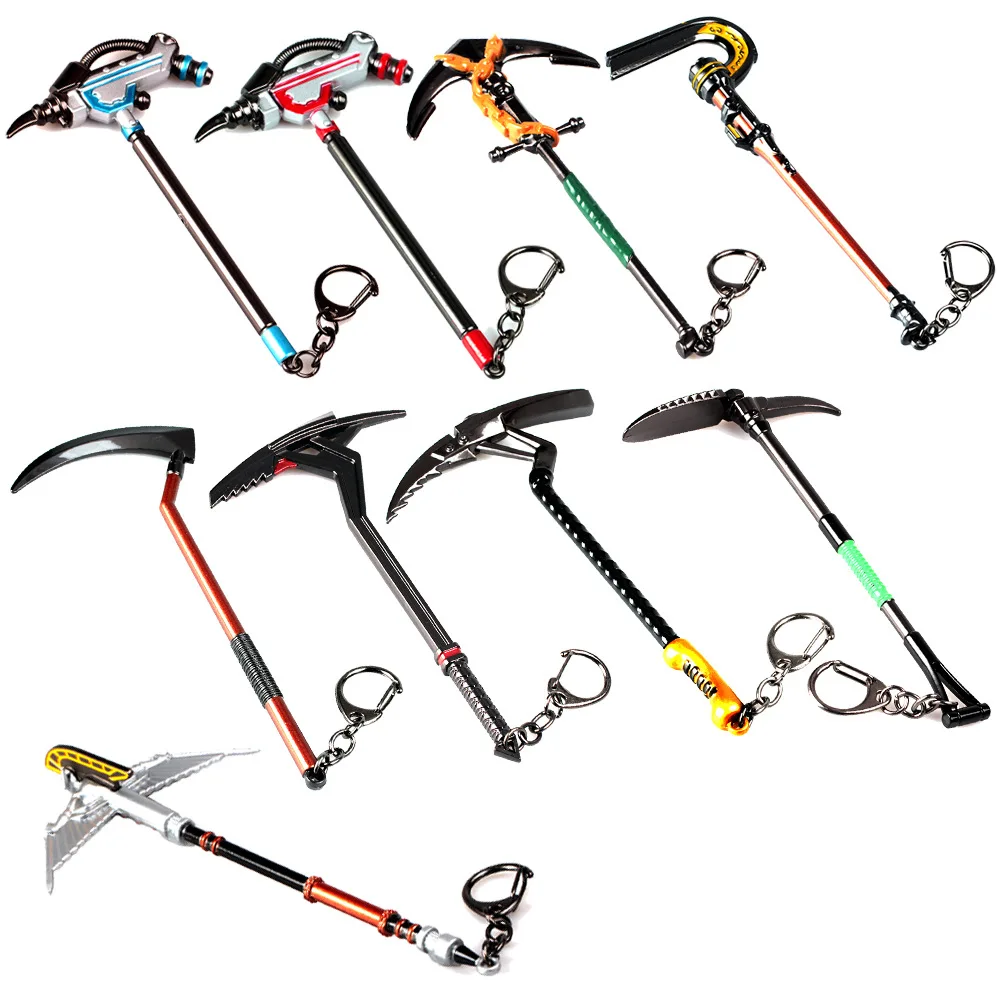 

Anime figure game Kids Toy Fortnight Battle Royale Action Figure FORTRESS AWM Model Alloy Weapons FORNIGHT Keychain Fort Night