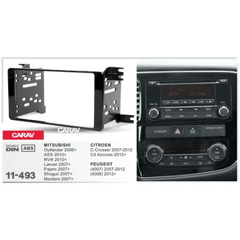 

CARAV 11-493 Radio Fascia for CITROEN C-Crosser C4 MITSUBISHI Outlander PEUGEOT Double Din Radio DVD Stereo CD Panel Dash Mount