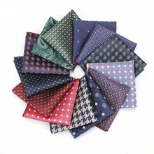 HUISHI Цветочный Карманный квадратный жаккардовый платок Hanky костюмы мужской, карманный, квадратный