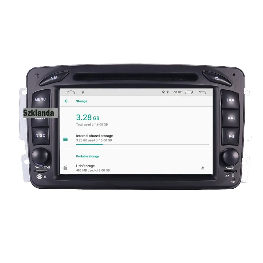 Clearance In Stock 7"Android 9.0 Car DVD Player For Mercedes Benz CLK W209 W203 W463 W208 Wifi 3G GPS Bluetooth Radio Stereo audio media 31