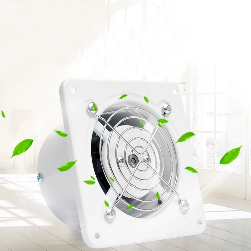 

4 inch kitchen toilet exhaustfan 4" louver window exhaust fans air ventilation fans draft Blower Bathroom Windows booster
