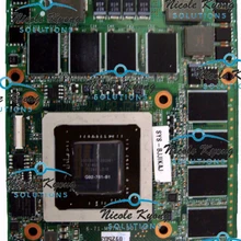 Рабочая Видеокарта GTX 280M 1GB P/N: X203R X648M VGA для Dell Alienware M15x M17x R1 clevo d900f W86cu W860cu W860tu