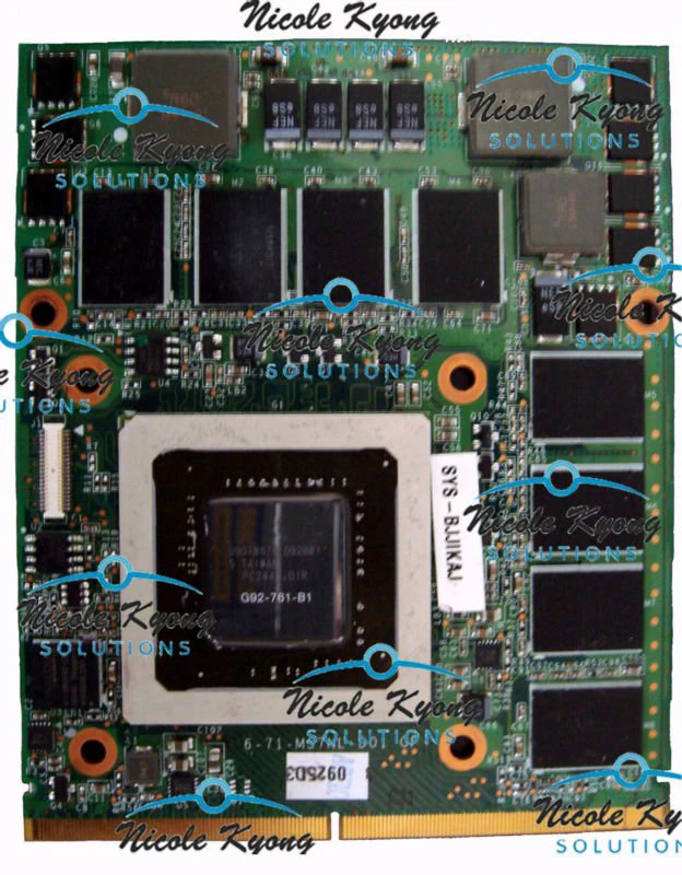 100% work GTX 280M 1GB P/N: X203R X648M VGA Video Card for Dell Alienware M15x M17x R1 M6500 clevo d900f W86cu W860cu W860tu
