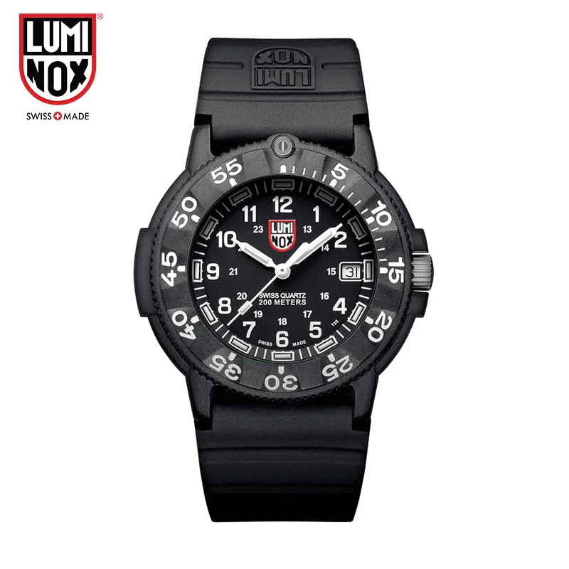 Luminox Часы мужские Relojes Hombre военные мужские часы кварцевые спортивные часы мужские s часы брендовые Роскошные водонепроницаемые Relogio Masculino - Цвет: XS.3001-A