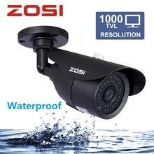 ZOSI HD 960H 1000TVL CMOS 42pcs IR Leds High Resolution Day/night Waterproof Indoor / Outdoor CCTV Camera with Bracket