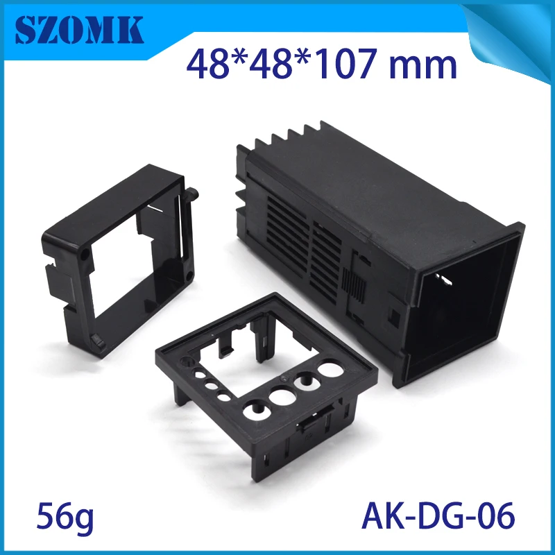 szomk plastic din rail enclosure cabinet PLC plastic box for electronics project instrument case junction box  (5)