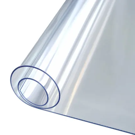 2018 1mm thick transparent table cloth kitchen table cover waterproof oil cloth soft glass tablecloth ship by roll home textile