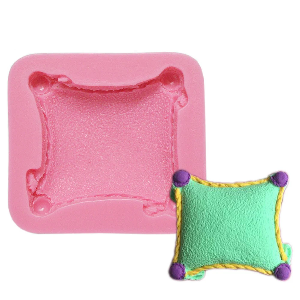 

Classic Design Silicone Mold Pillow Fondant Cake Decorating Tools Cushions Mold Silicone Cake Tools Baking Tools For Cakes FM798