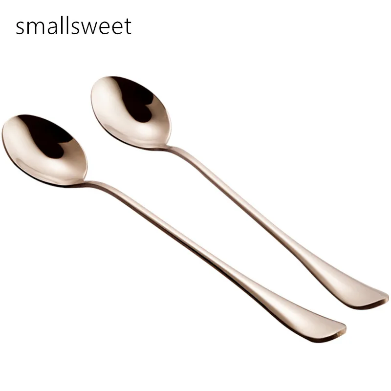 New Top Quality Ice Cream Tea Coffee Spoon Children Baby Feed Spoons