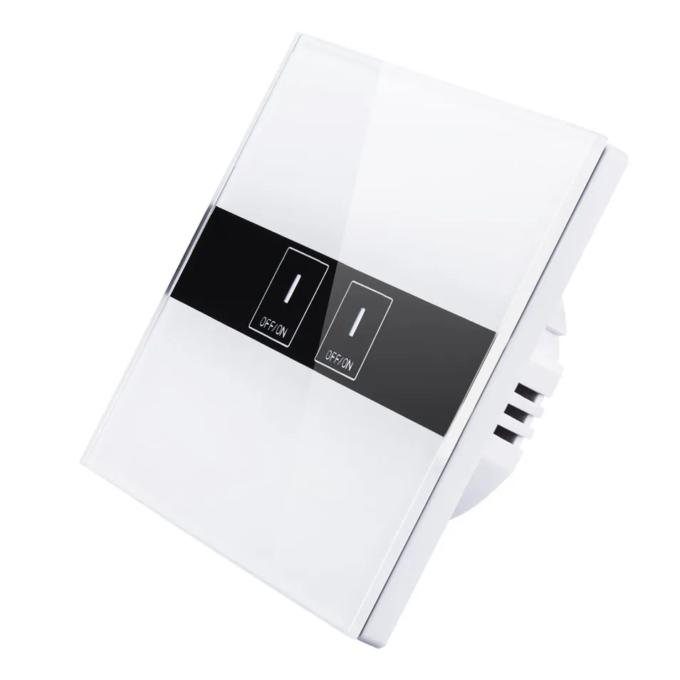 EU Standard eWelink app 1 Gang 1 way Wifi Control Switch via Android IOS,Wireless Control Light Touch Wall Switch for Smart Home-1