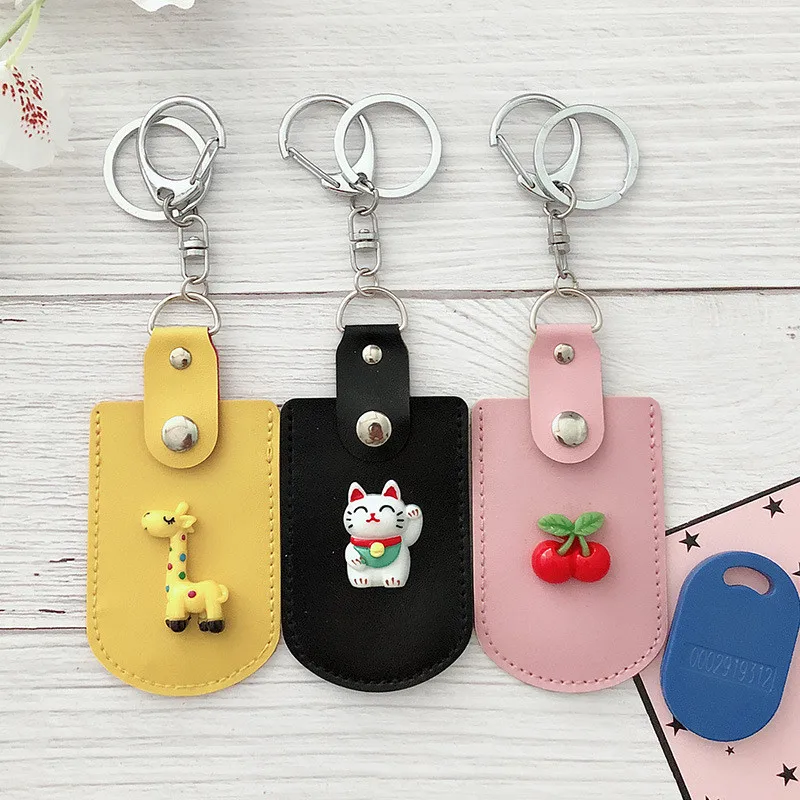 

New Fashion Jewelry Mini Bus Card Set Access Control Card Set Keychain Small Traffic Community Access Card Elevator Card Set