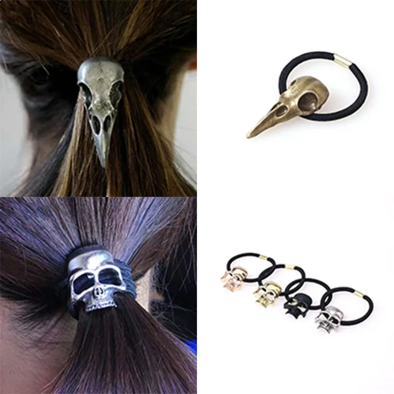 

European and American punk personalized hair accessories three-dimensional metal geometric shape headband hair ring