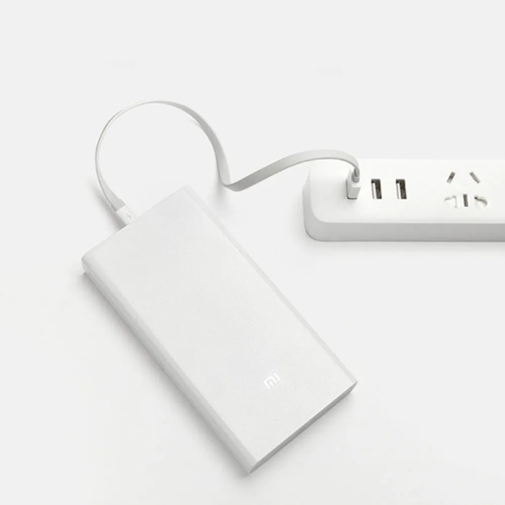 Original Xiaomi Power Bank 20000mAh 2C Portable Charger Support QC3.0 Dual USB Mi External Battery Bank 20000 for Mobile Phones Original Xiaomi Power Bank 20000mAh 2C Portable Charger Support QC3.0 Dual USB Mi External Battery Bank 20000 for Mobile Phones