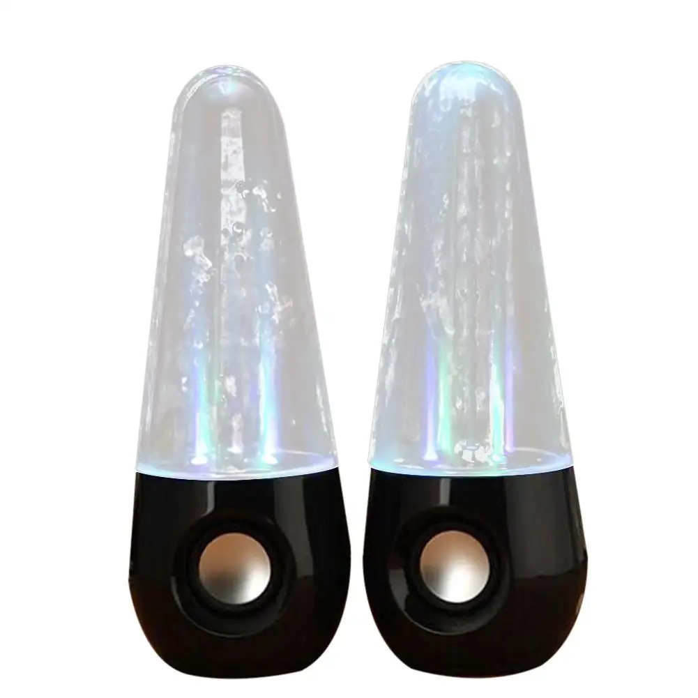 

Mini Colorful Lights Fountain Audio Tumbler Sound Water Jet LED Colorful Lights Mobile Subwoofer Speaker For Computer Desktop