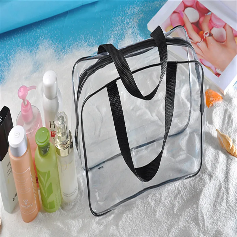 Дорожные косметички из ПВХ, женские прозрачные сумочки для макияжа на молнии, органайзер для ванной, косметичка, сумка, чехол
