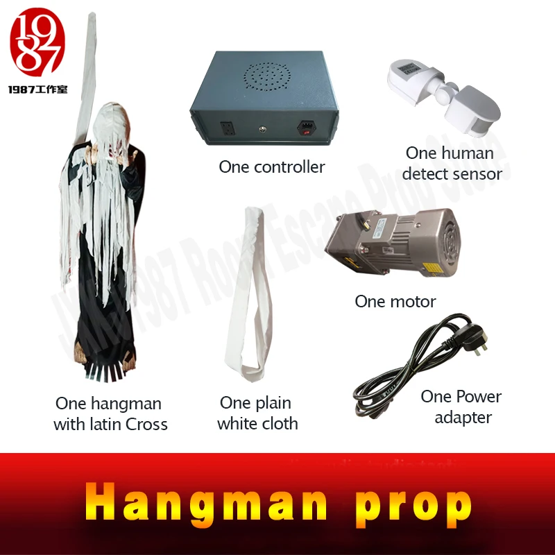 Jxkj1987real life комплект для побега hangman prop дома или профессионального наездника