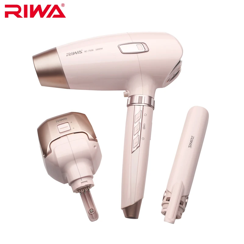 

Riwa 3 In 1 Automatic Hair Curling Hair Dryer Professional Ceramic Electric Hair Straightening Hair Styling Tools RC-7506