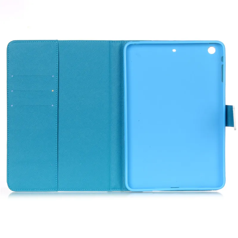 For Mini iPad Mini 2 3 1 Case Smart Wallet Flip PU Leather Silicone Stand Case Girl Kids Gift Protect Full Body Tablet Covers (7)