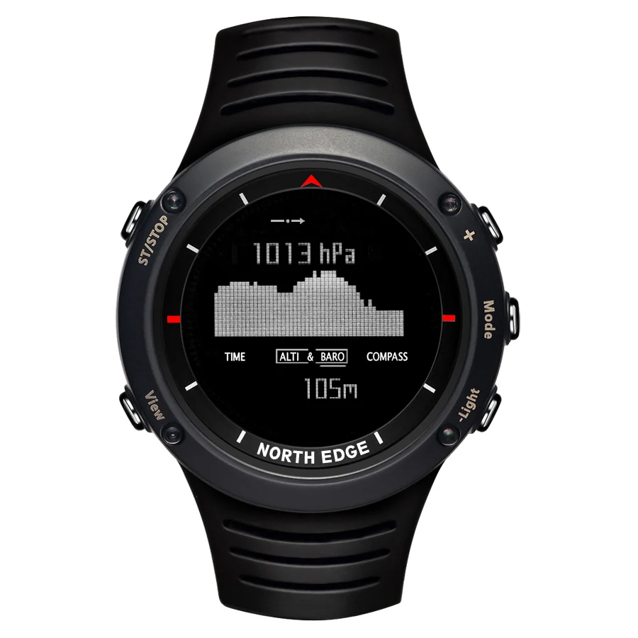 

NORTH EDGE Digital watch Men's sport waterproof LED Running Swimming Clock relogio masculino esportivo digital Smart watches