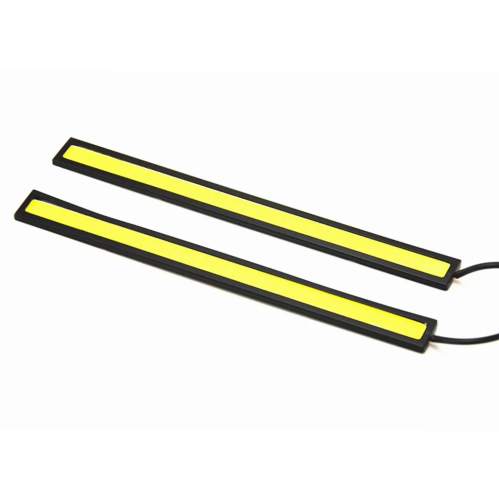 

15w Waterproof DRL Led Daytime Running Light Auto Car White 12V Bar Car Light Source day time lights lamp 17cm
