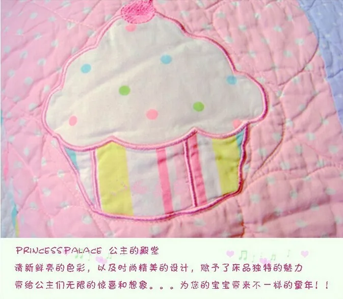 Торт дети ребенок ручная работа пэтчворк одеяла покрывала 2 шт Вышивка постельных принадлежностей