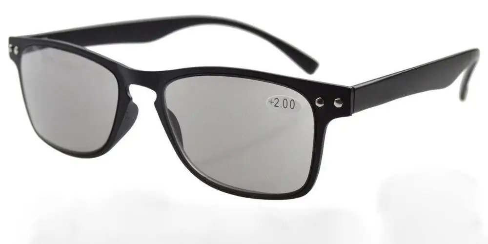 R046 Eyekepper ультратонкие памяти гибкий каркас 80 очки для чтения и очки для чтения+ 50-+ 400 - Цвет оправы: Grey Lens