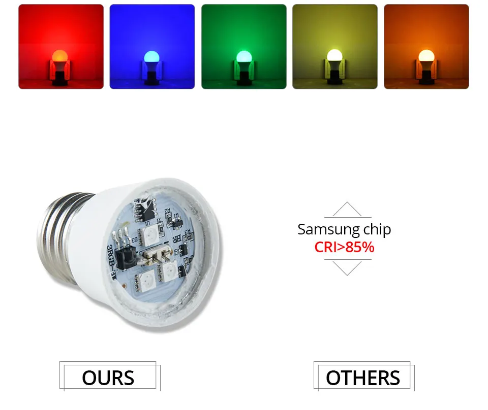 rgb led bulb lamp E27 (4)