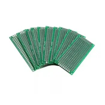 

40pcs PCB Boards FR-4 2.54mm Double-sided Prototype Tinned Printed Circuit Board