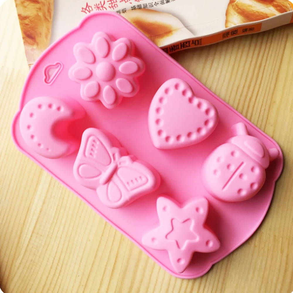 

DIY Insect Silicone Chocolate Molds Star Butterfly Hand Silicone Jelly Mold Pudding Mould Baking Tools Children Gifts