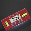 1pcs Mini Digital Protractor Inclinometer Magnetic Angle Finder Level Gauge ABS red LCD Display Digital Level Box Measuring tool ► Photo 3/6