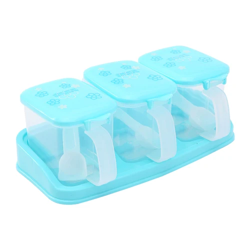

Kitchen Press type 3 spice box with base seasoning box 21*9.5*7.5cm