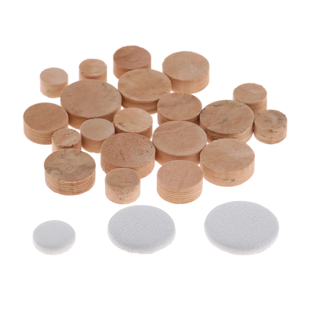 Exquisite Oboe Cork Pads Mats Leather Pads Pack DIY Woodwind Instrument Accessory