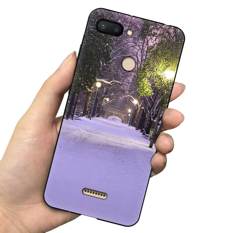 Чехол EiiMoo Funda для Xiaomi Redmi 6, чехол для Xiaomi Redmi 6A, силиконовый чехол для задней панели телефона Xaomi Redmi 6 6A, мягкий чехол из ТПУ - Цвет: 16